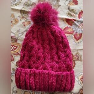 Cozy Knit Beanie with Pom Pom